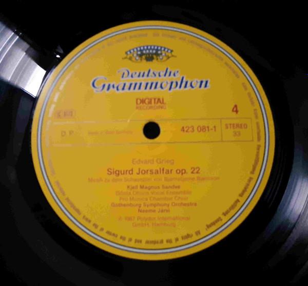 Neeme Jarvi - sigurd jorsalfar grieg Peer Gynt - Double Lp
