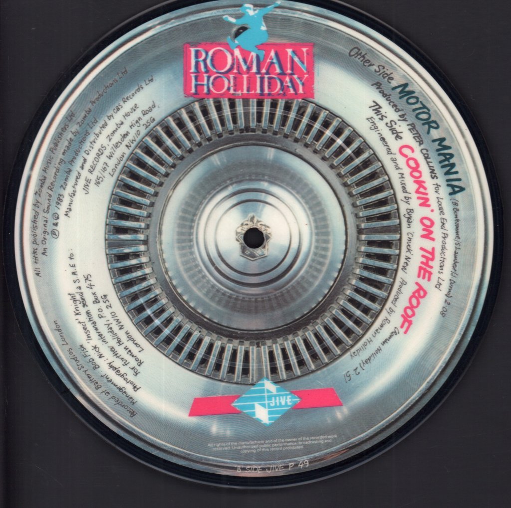 Roman Holliday - Motor Mania - 7 Inch