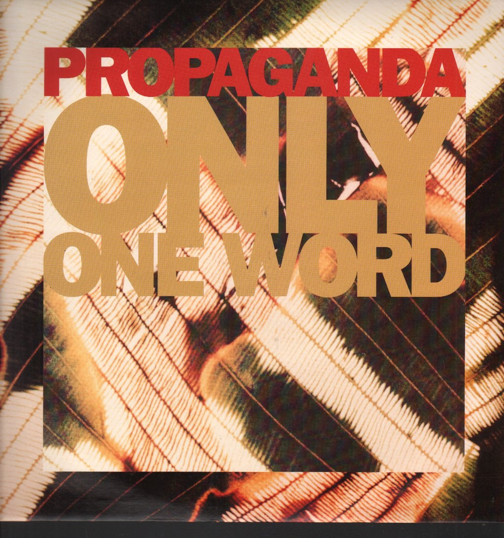 Propaganda (Ztt Group) - Only One Word - 12 Inch
