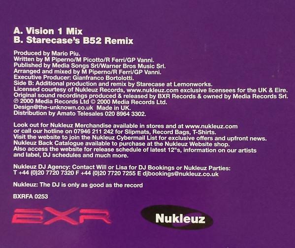 Mario Piu Presents Dj Arabesque - Vision (Part 1) - 12 Inch