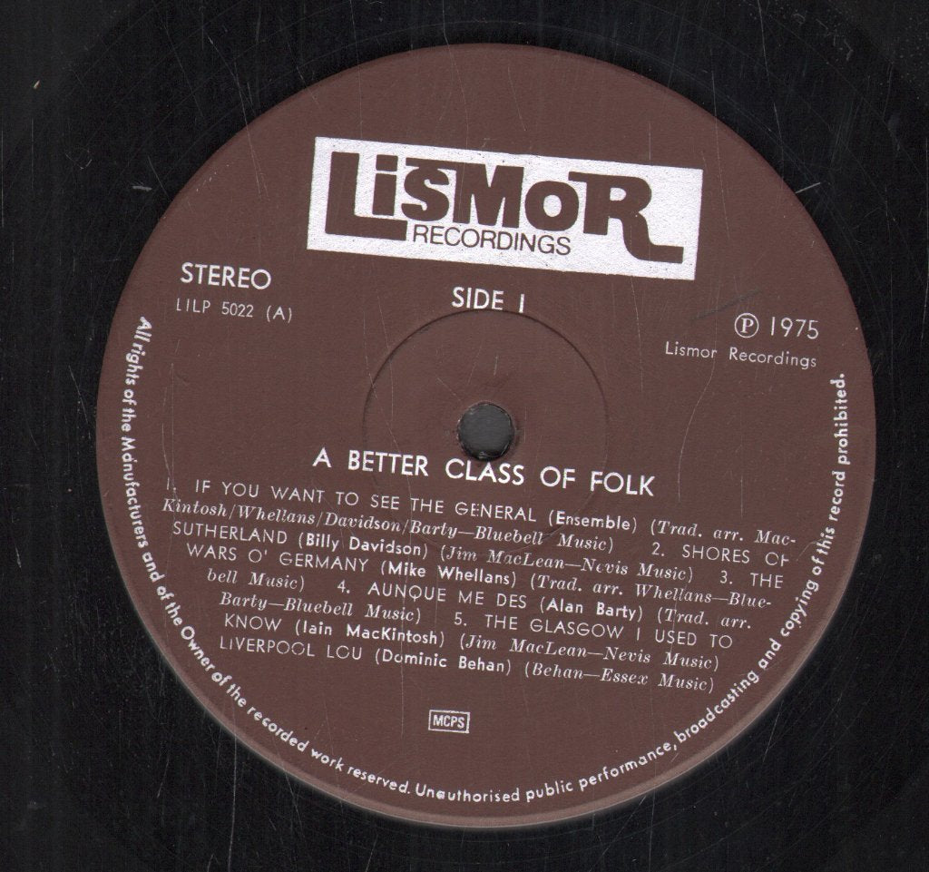 Various Artists - A Better Class Of Folk From Tv's Long Running Folk Seri - Lp