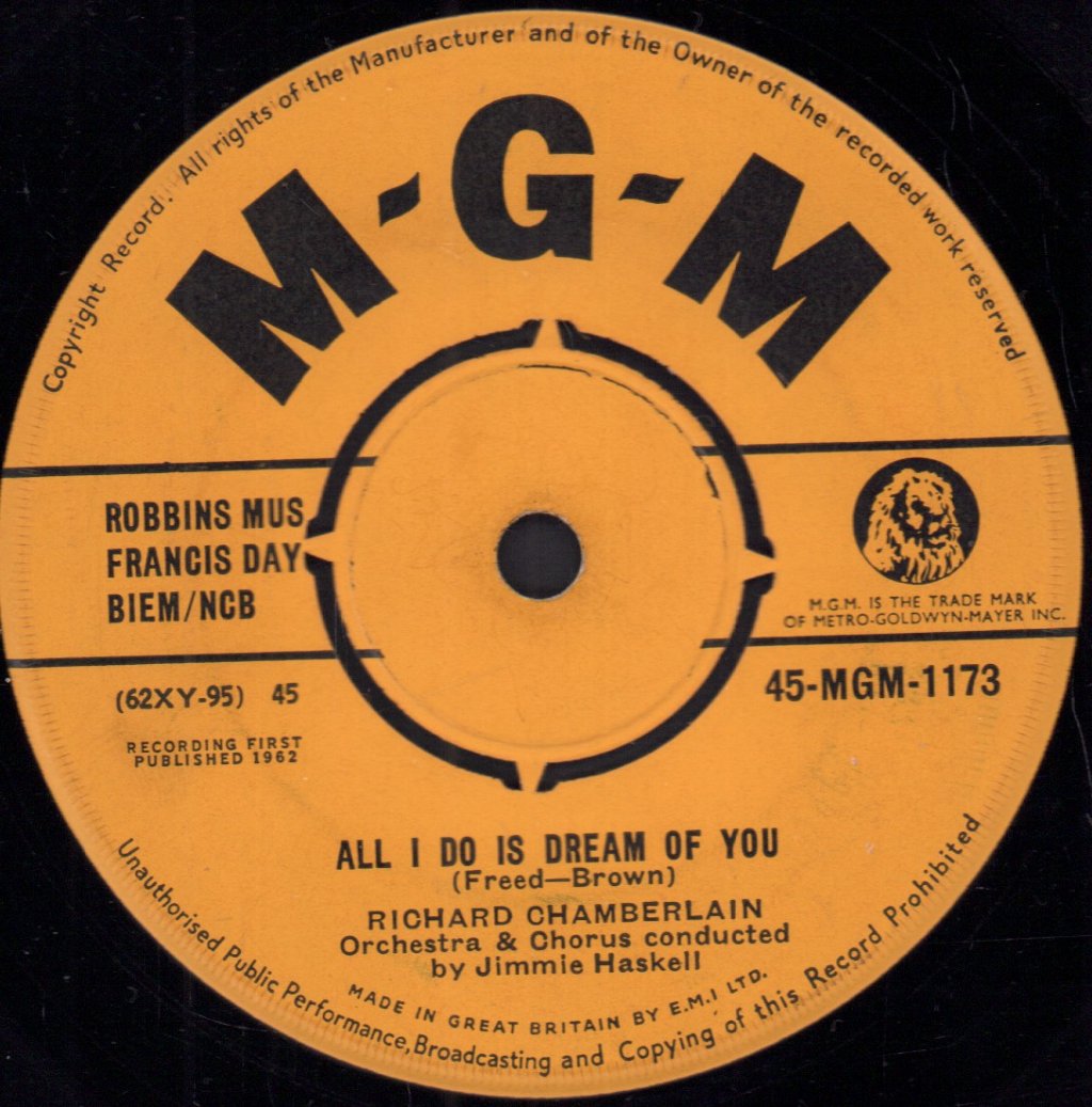 Richard Chamberlain - Love Me Tender - 7 Inch