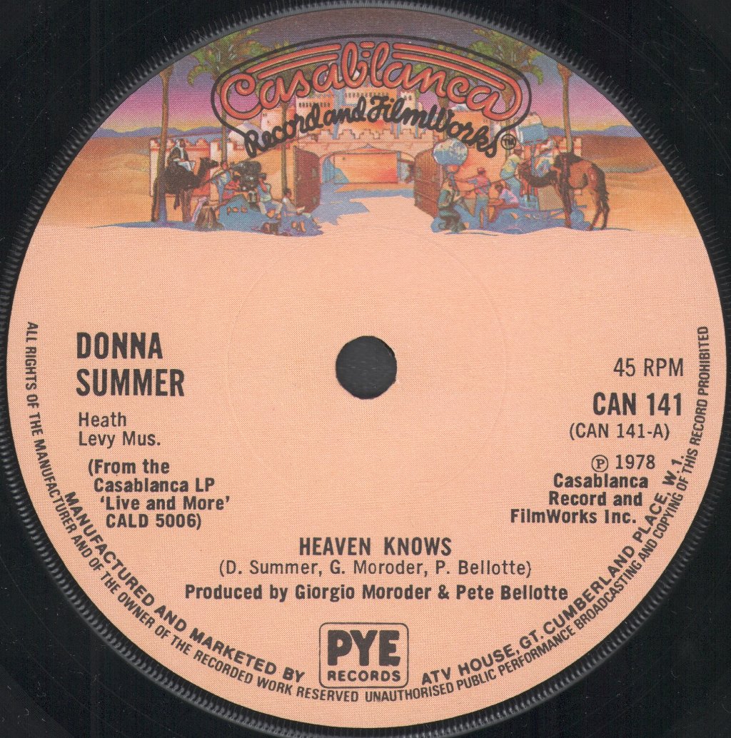 Donna Summer - Heaven Knows - 7 Inch