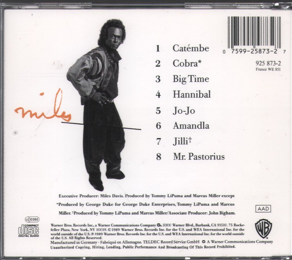 Miles Davis - Amandla - Cd