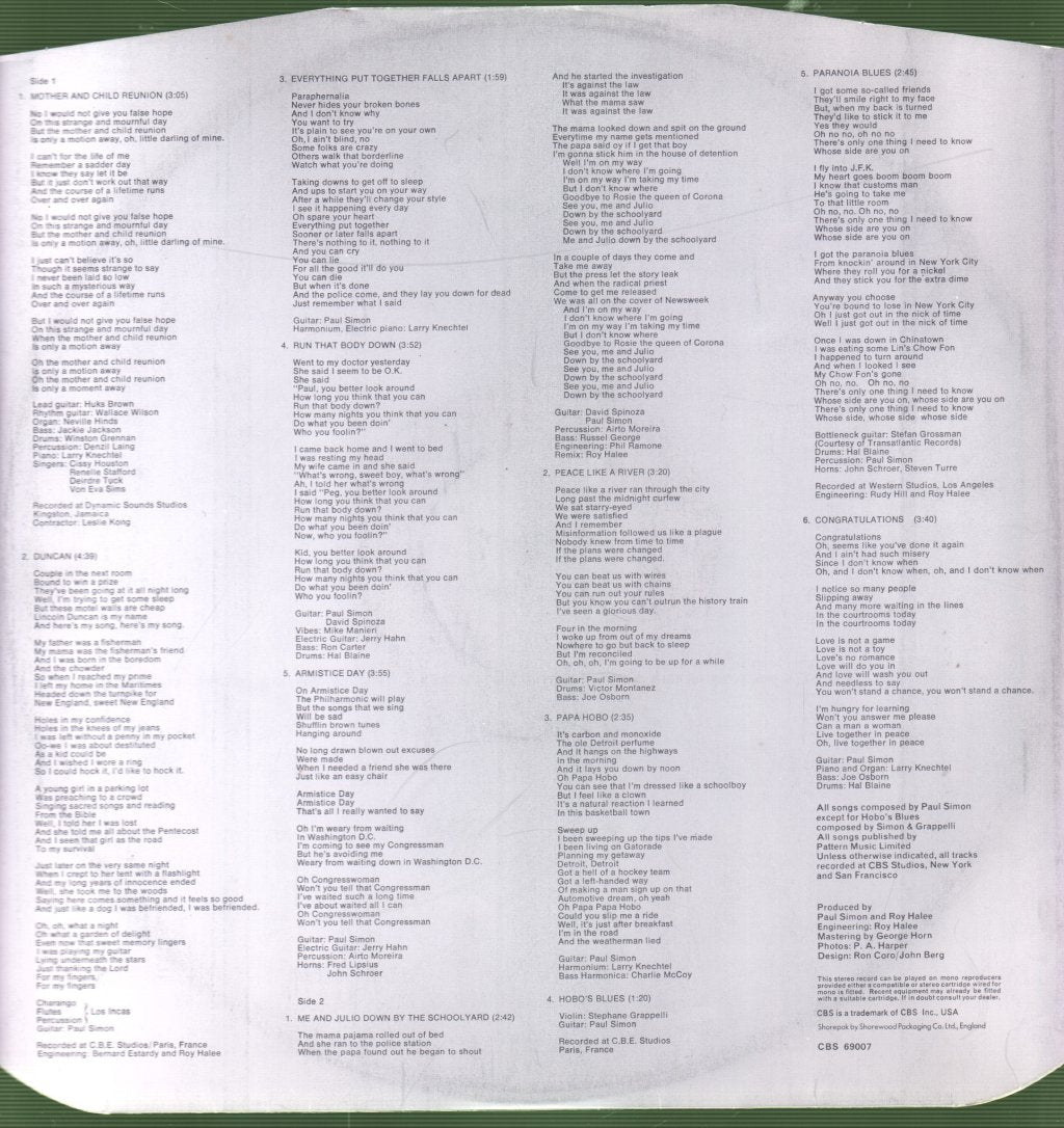 Paul Simon - Paul Simon - Lp