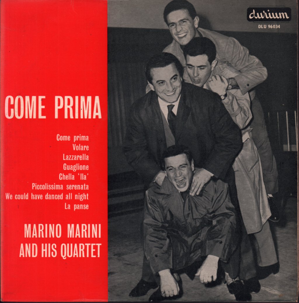 Marino Marini Quartet - Come Prima - 10 Inch
