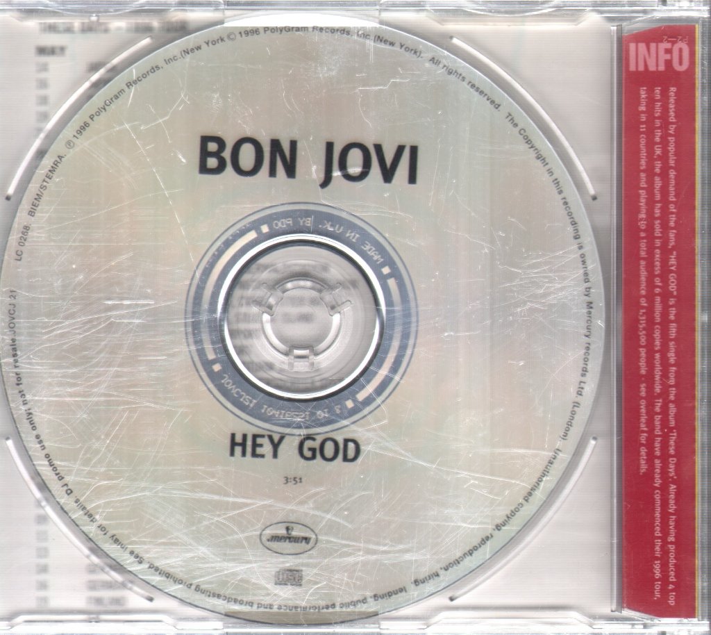 Bon Jovi - Hey God - Cd