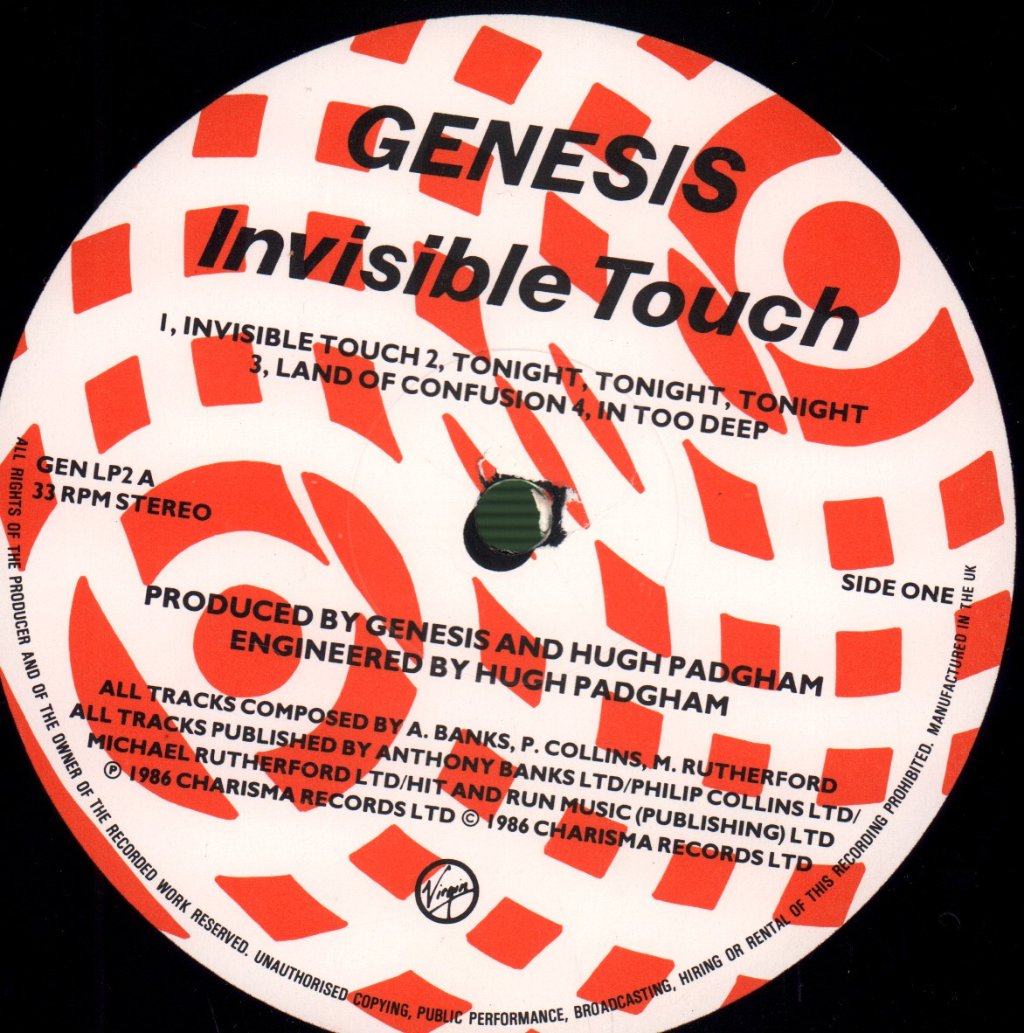 Genesis - Invisible Touch - Lp