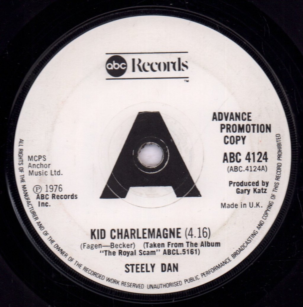 Steely Dan - Kid Charlemagne - 7 Inch