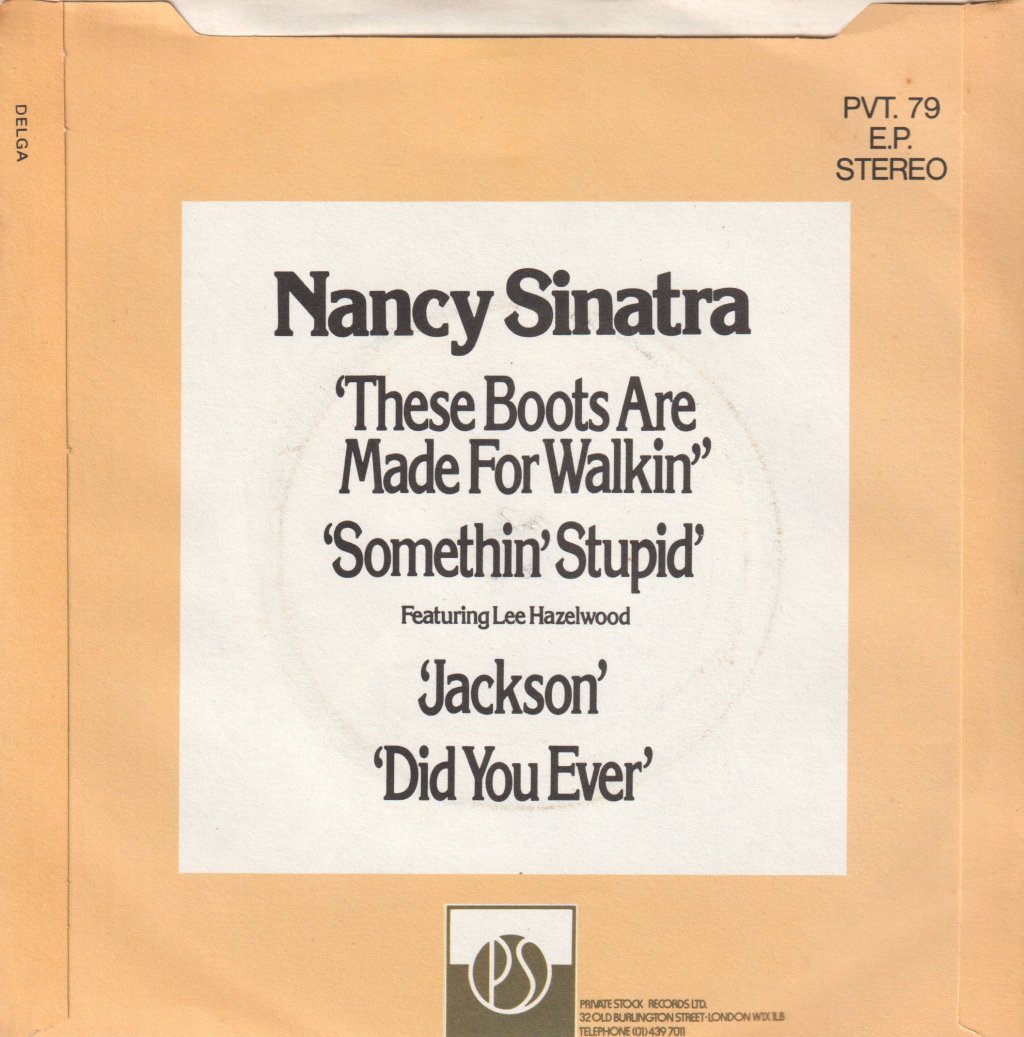 Nancy Sinatra - These Boots Are Made For Walkin' - 7 Inch