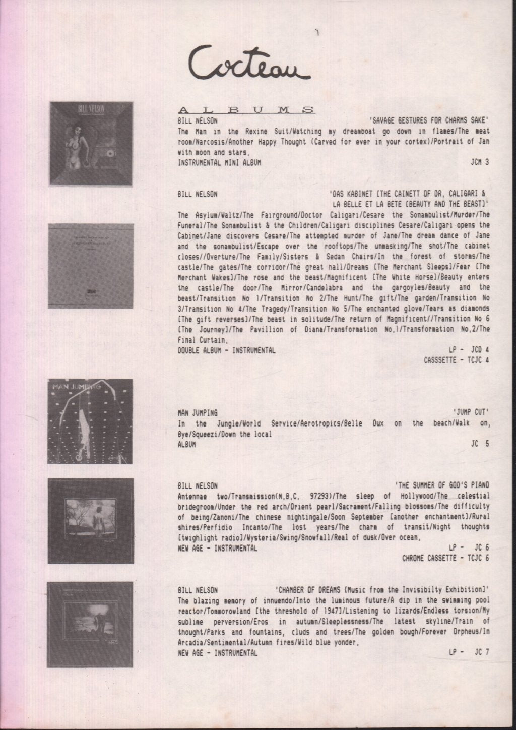 Bill Nelson - Map Of Dreams - Lp