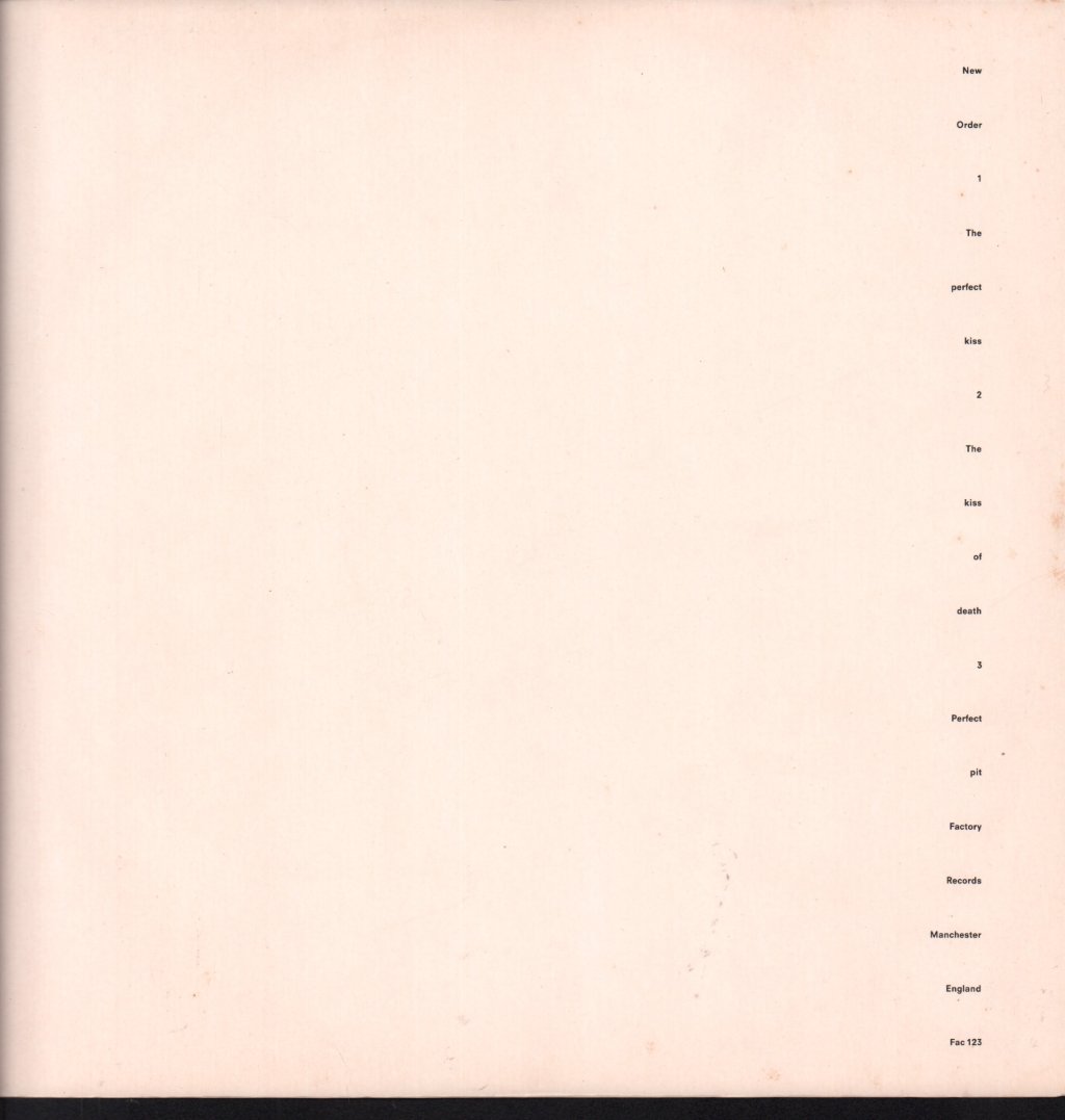 New Order - Perfect Kiss - 12 Inch