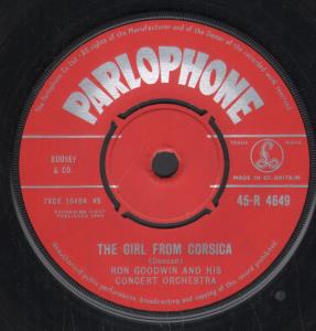 Ron Goodwin Concert Orchestra - Girl From Corsica - 7 Inch