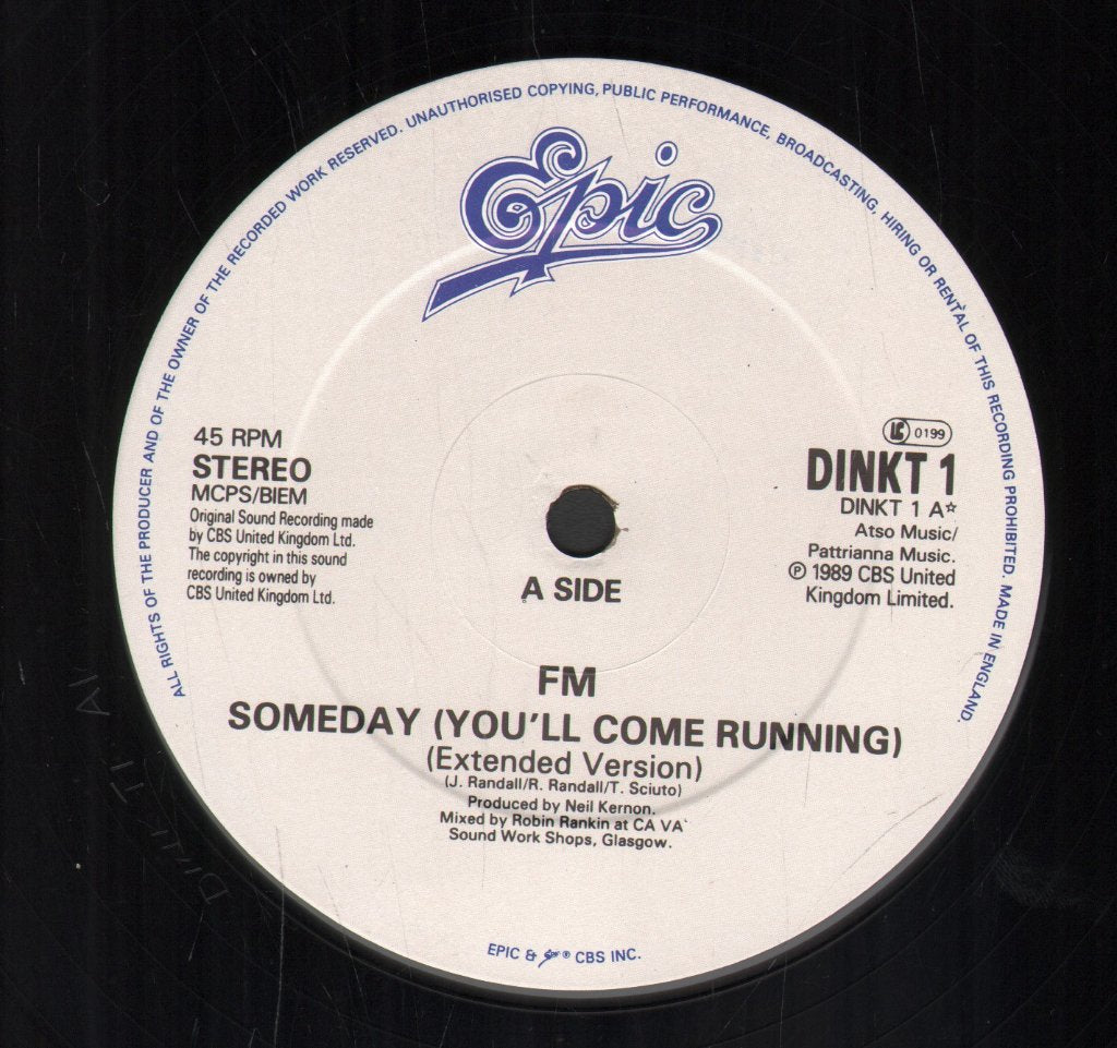 Fm (Uk Rock Group) - Someday - 12 Inch