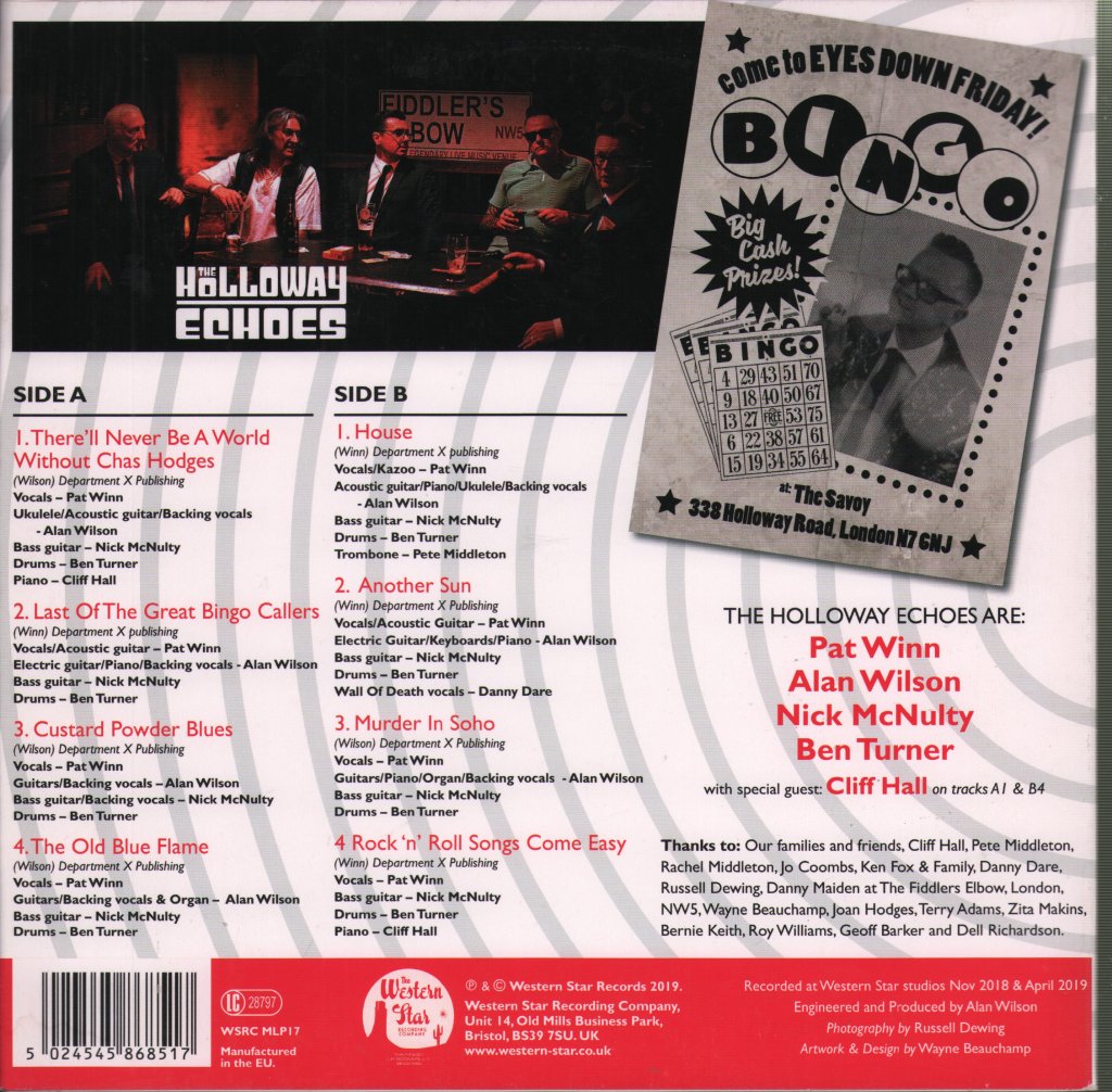 Holloway Echoes - Murder In Soho - 10 Inch