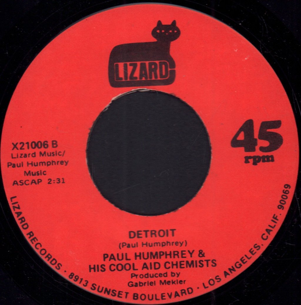 Paul Humphrey And His Cool Aid Chemists - Cool Aid - 7 Inch
