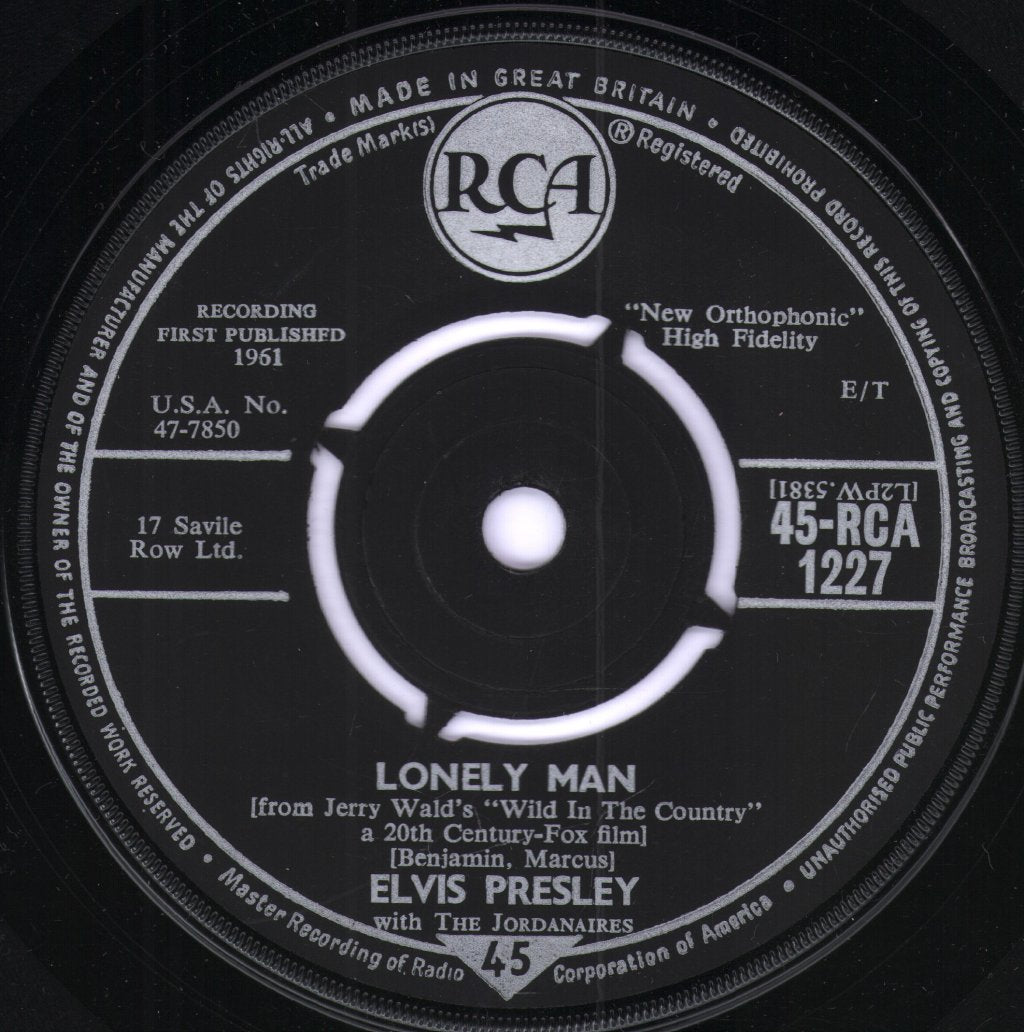 Elvis Presley - Surrender - 7 Inch