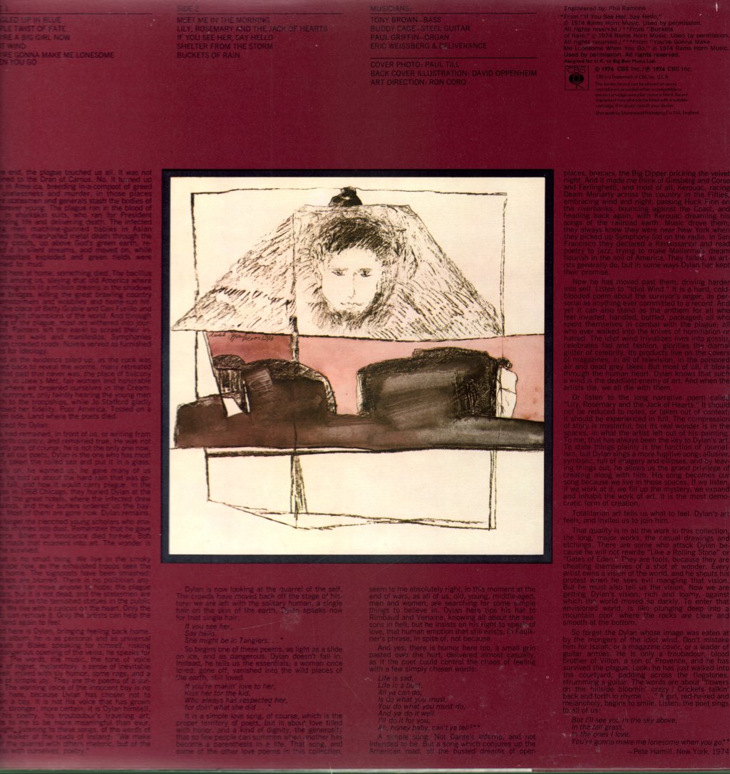 Bob Dylan - Blood On The Tracks - Lp