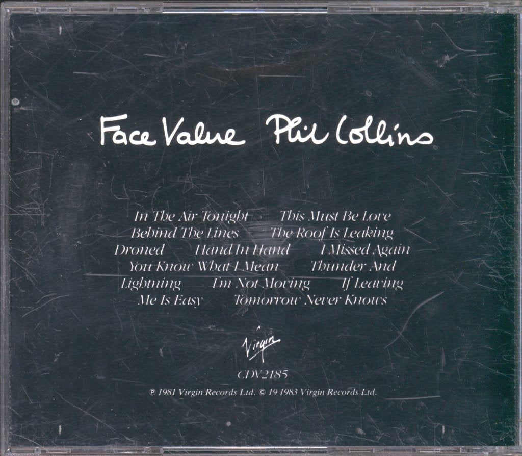Phil Collins - Face Value - Cd