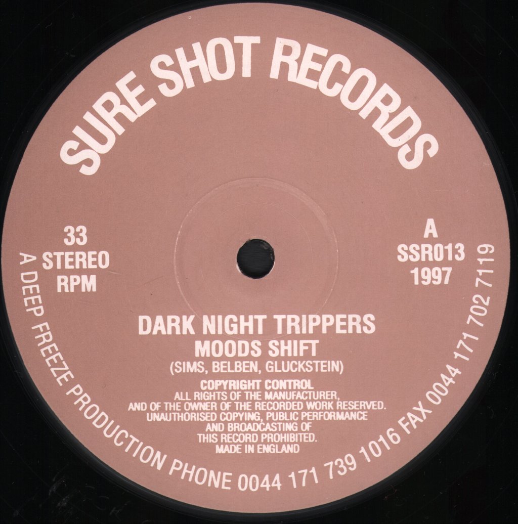 Dark Night Trippers - Moods Shift / As The Sun Hits You - 12 Inch