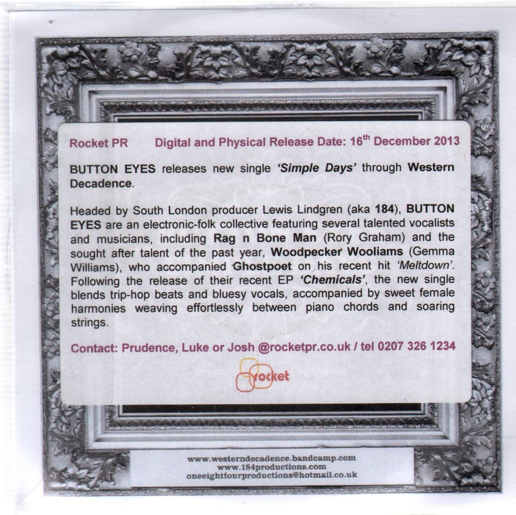Button Eyes - a Fever - Cdr