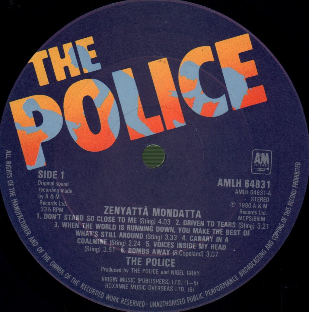 Police - Zenyatta Mondatta - Lp