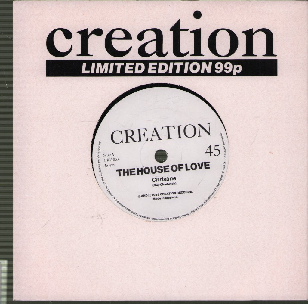 House Of Love - Christine - 7 Inch