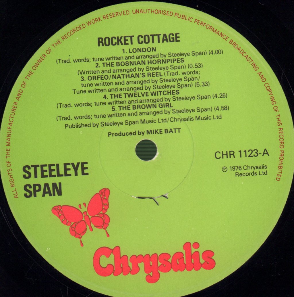 Steeleye Span - Rocket Cottage - Lp