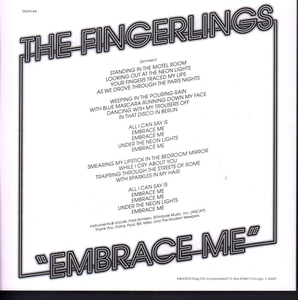 Blue Jean Committee / Fingerlings - Massachusetts Afternoon / Embrace Me - 7 Inch