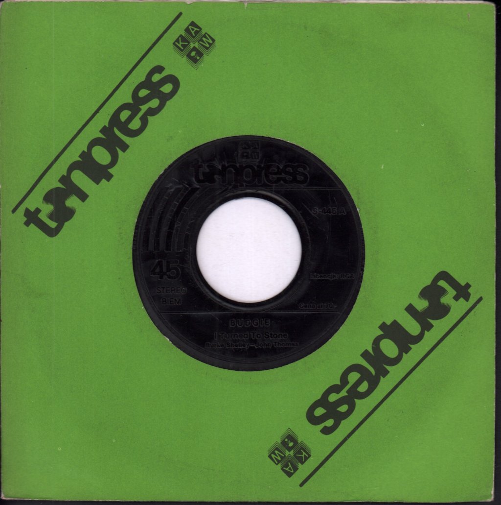 Budgie - I Turned To Stone - 7 Inch