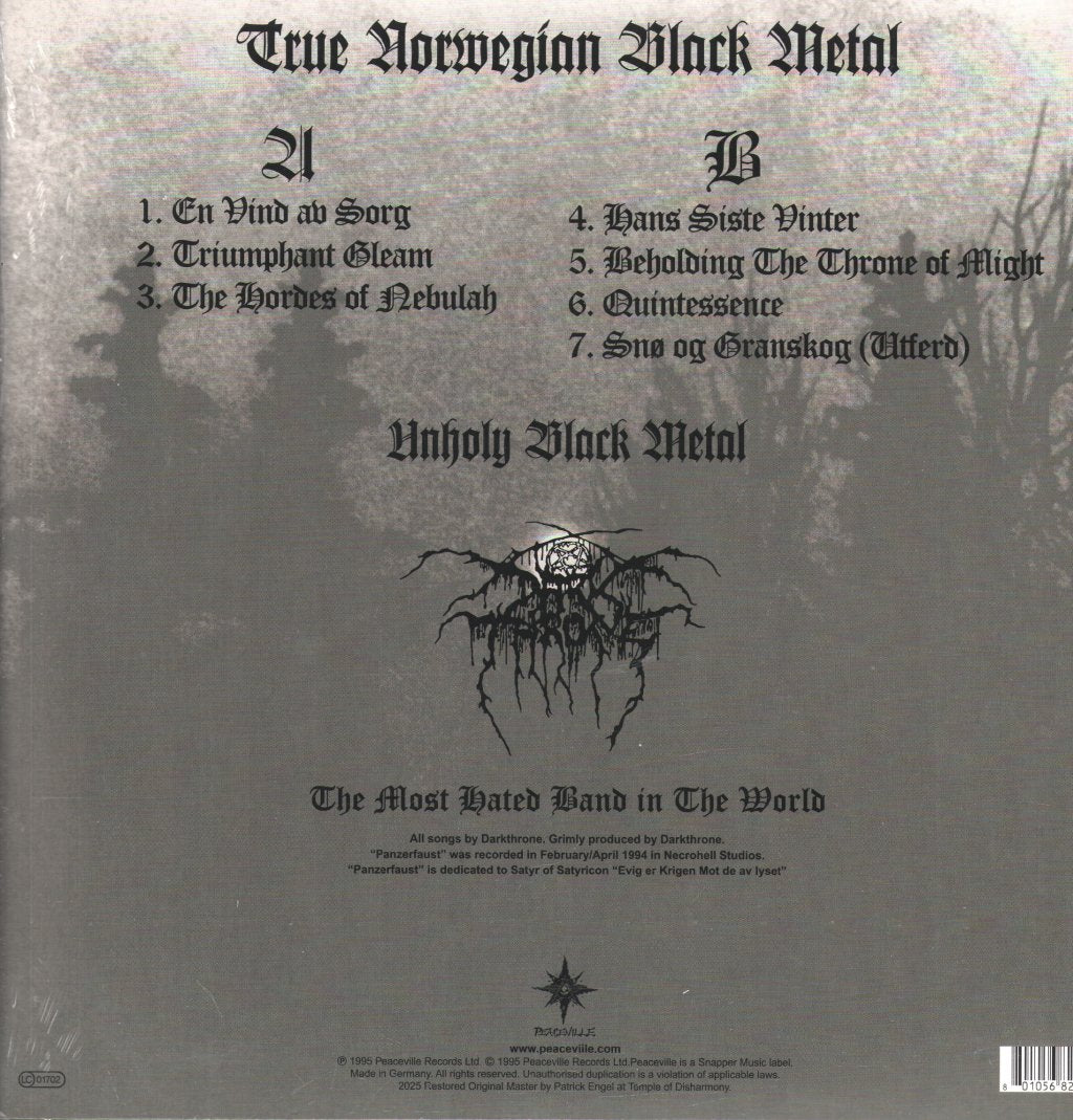 Darkthrone - Panzerfaust (30th Anniversary) - Lp