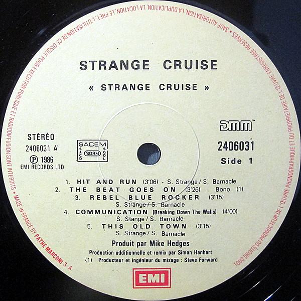 Strange Cruise (visage) - Strange Cruise - Lp