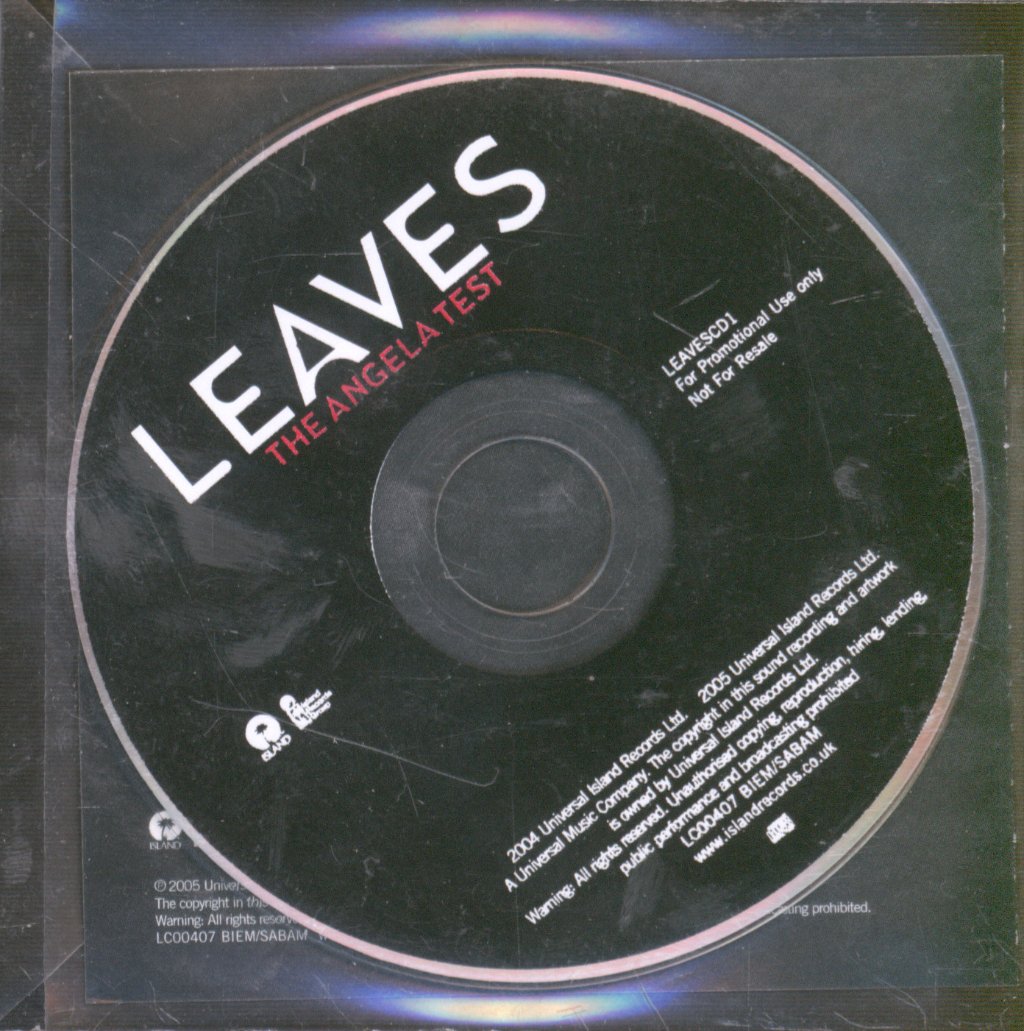 Leaves - Angela Test - Cd