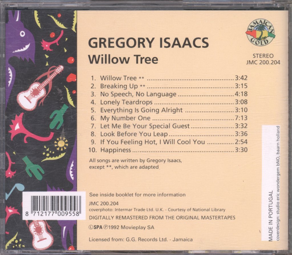 Gregory Isaacs - Willow Tree - Cd