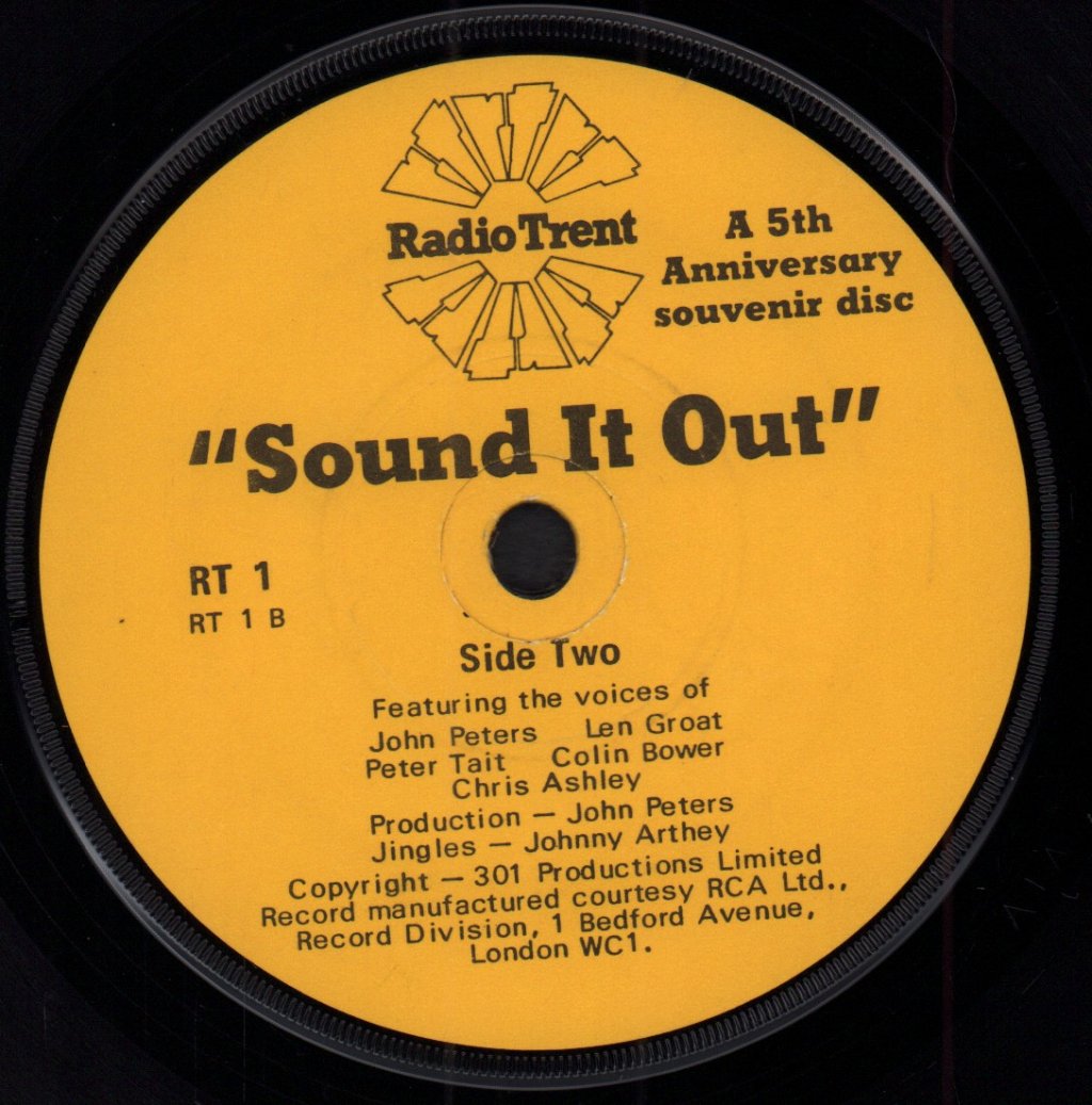 Radio Trent Sound It Out - A 5Th Anniversary Souvenir Disc - 7 Inch