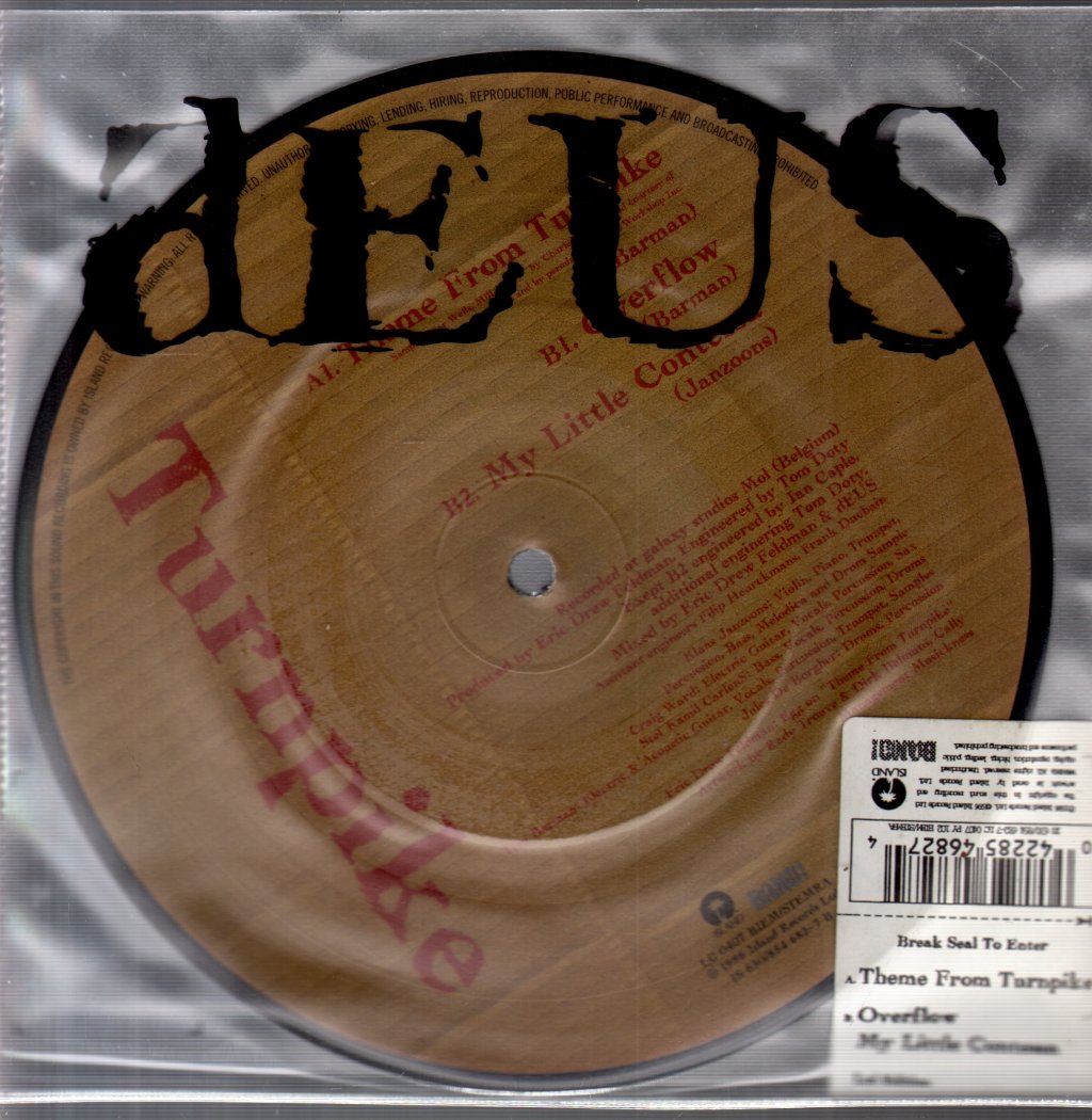 Deus - Theme From Turnpike - 7 Inch