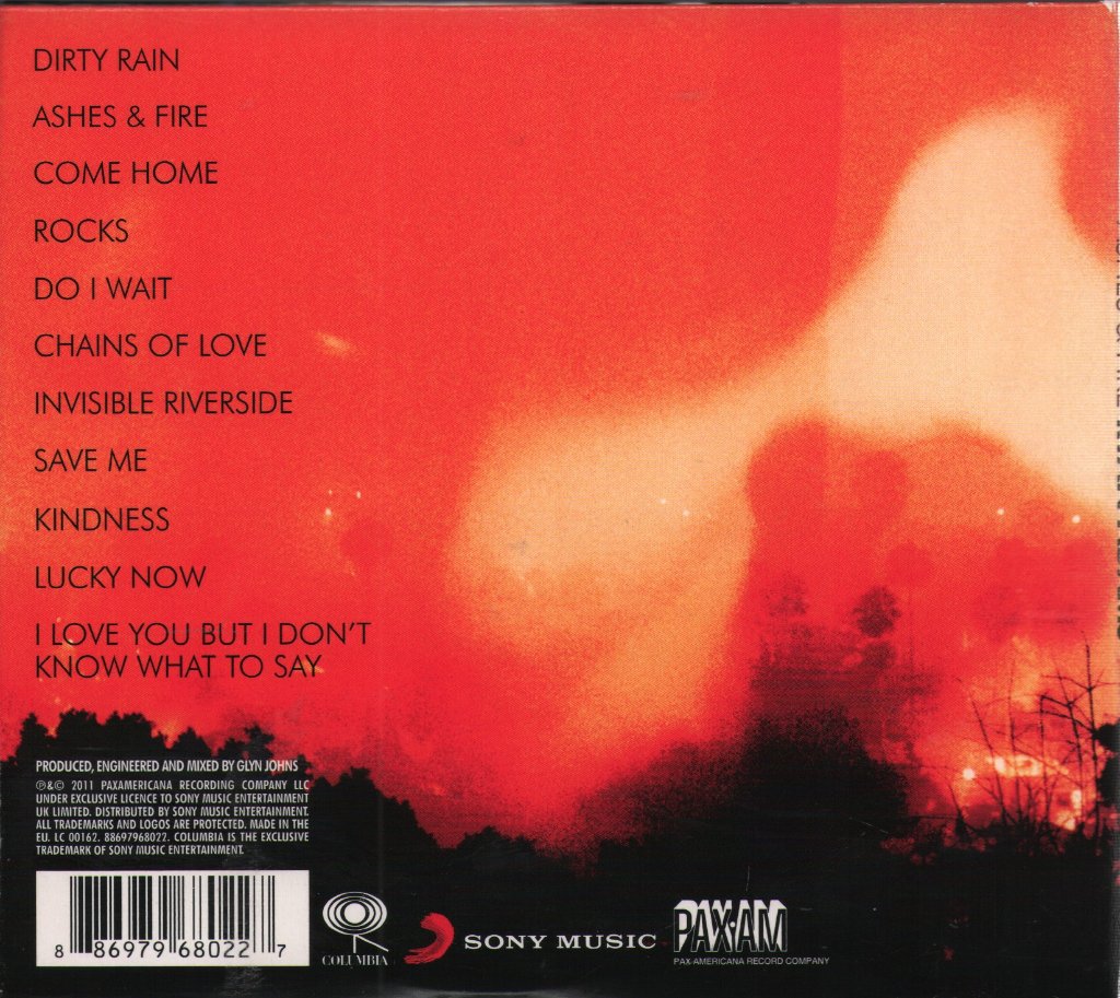 Ryan Adams - Ashes & Fire - Cd