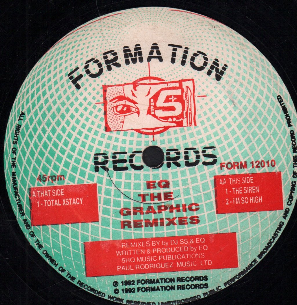 Eq - Graphic Remixes By DJ SS & E.Q. - 12 Inch