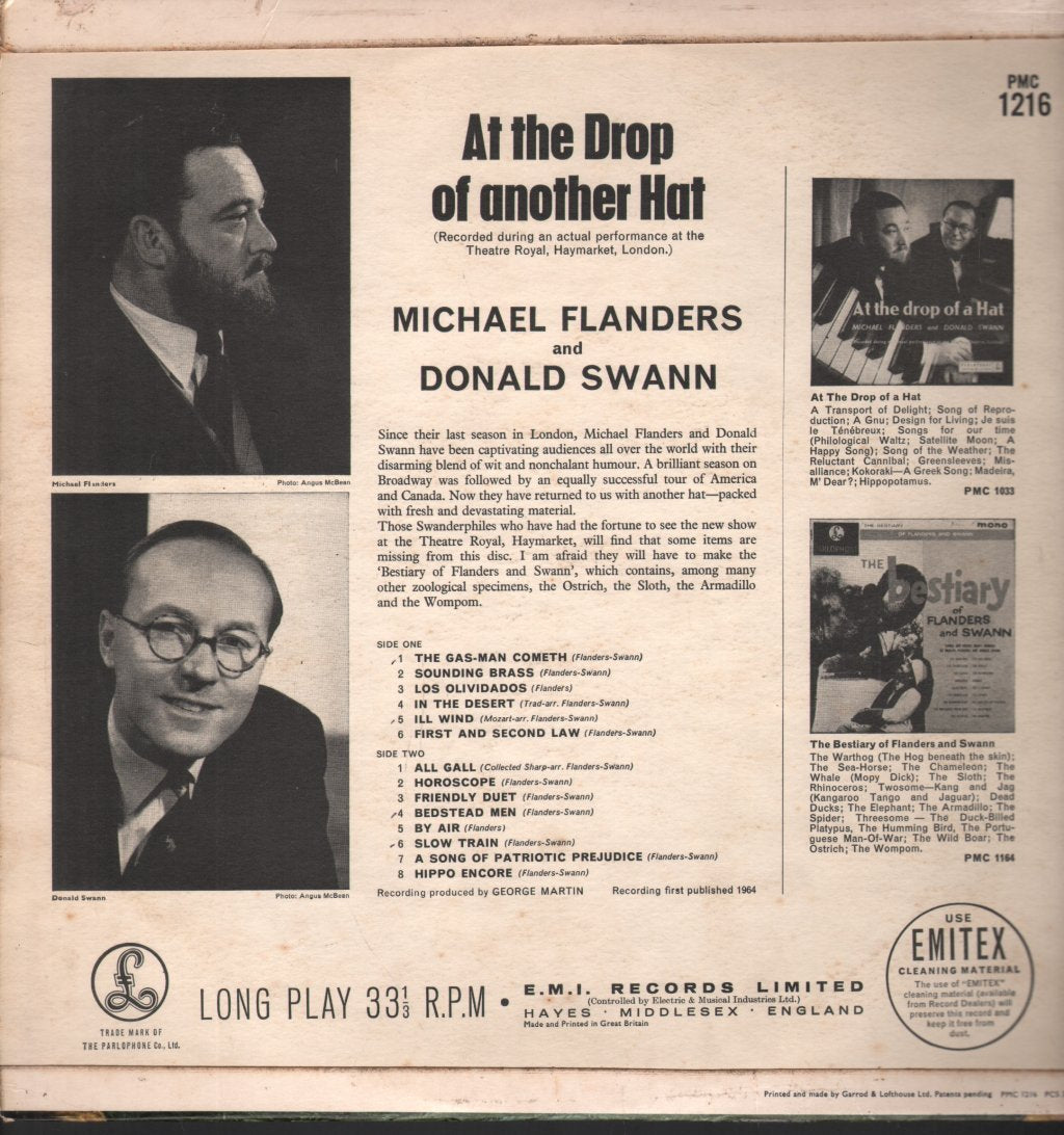 Michael Flanders And Donald Swann - At The Drop Of Another Hat - Lp