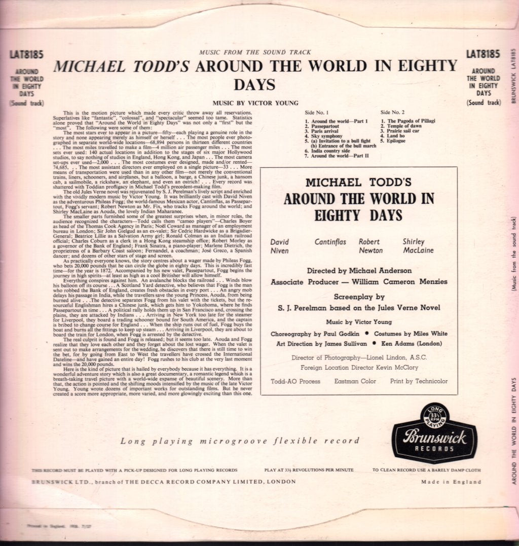 Victor Young - Around The World In 80 Days Music From The Soundtrack - Lp