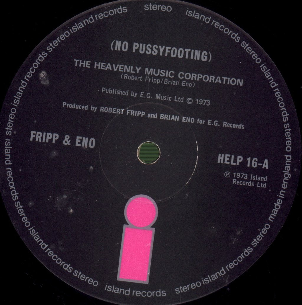 Fripp And Eno - No Pussyfooting - Lp