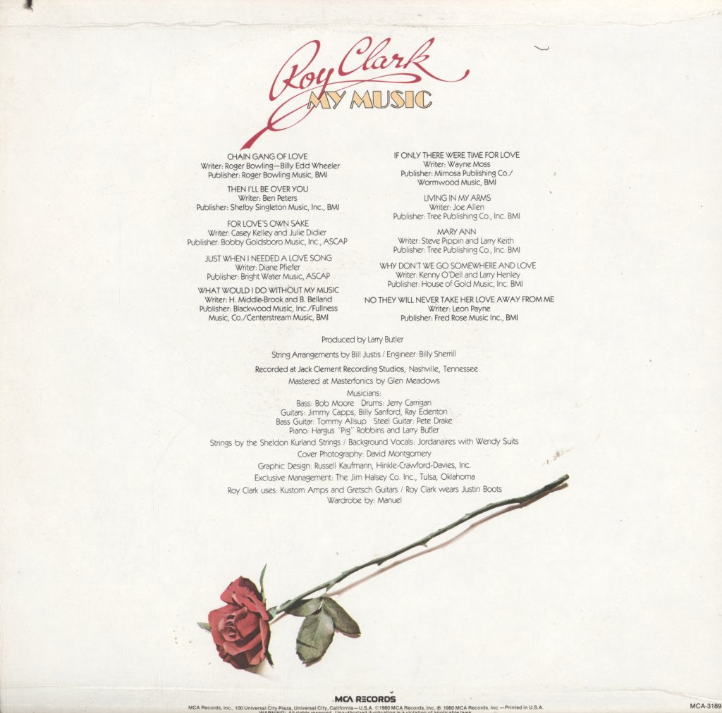 Roy Clark - My Music - Lp