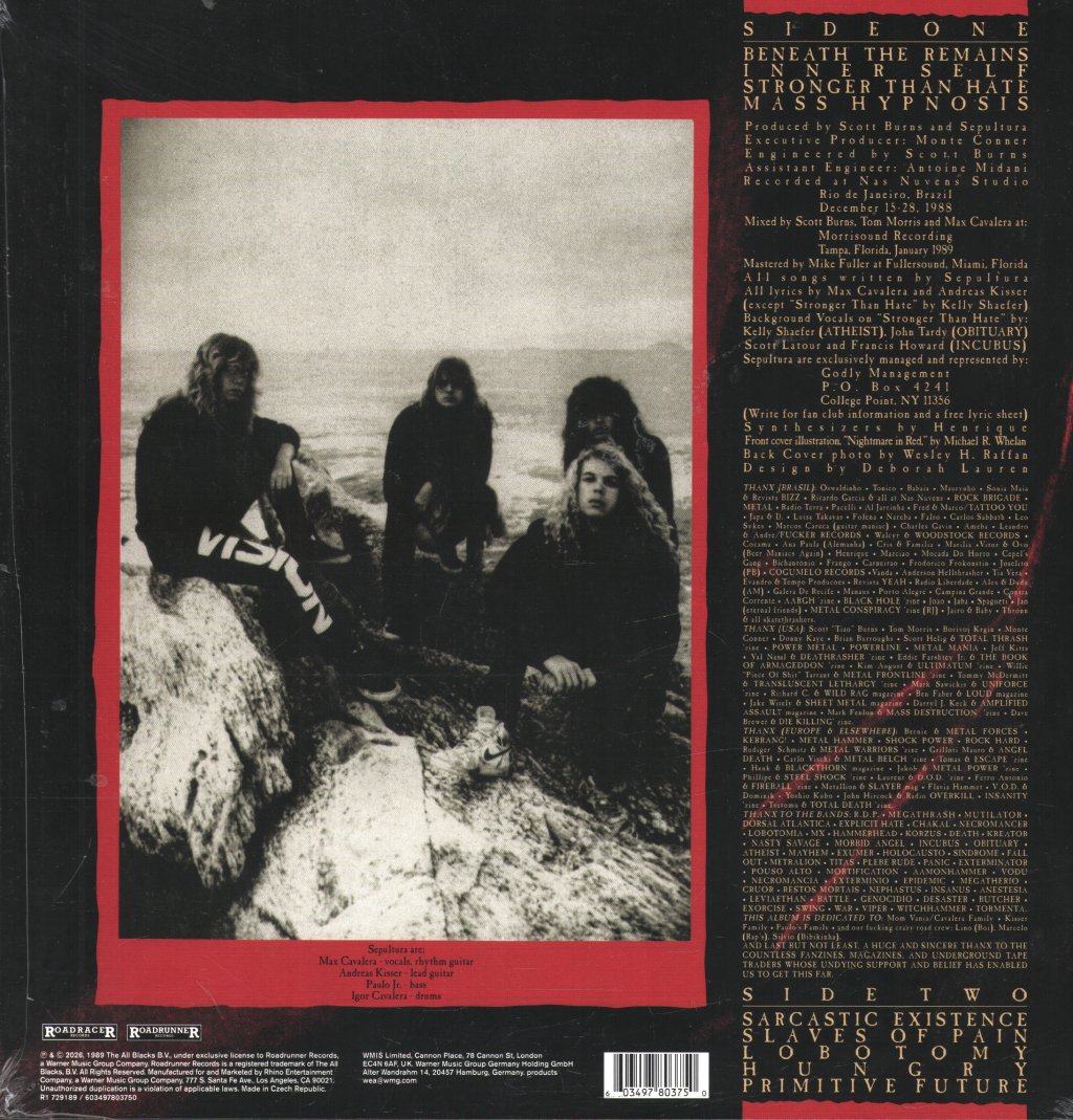 Sepultura - Beneath the Remains - Lp