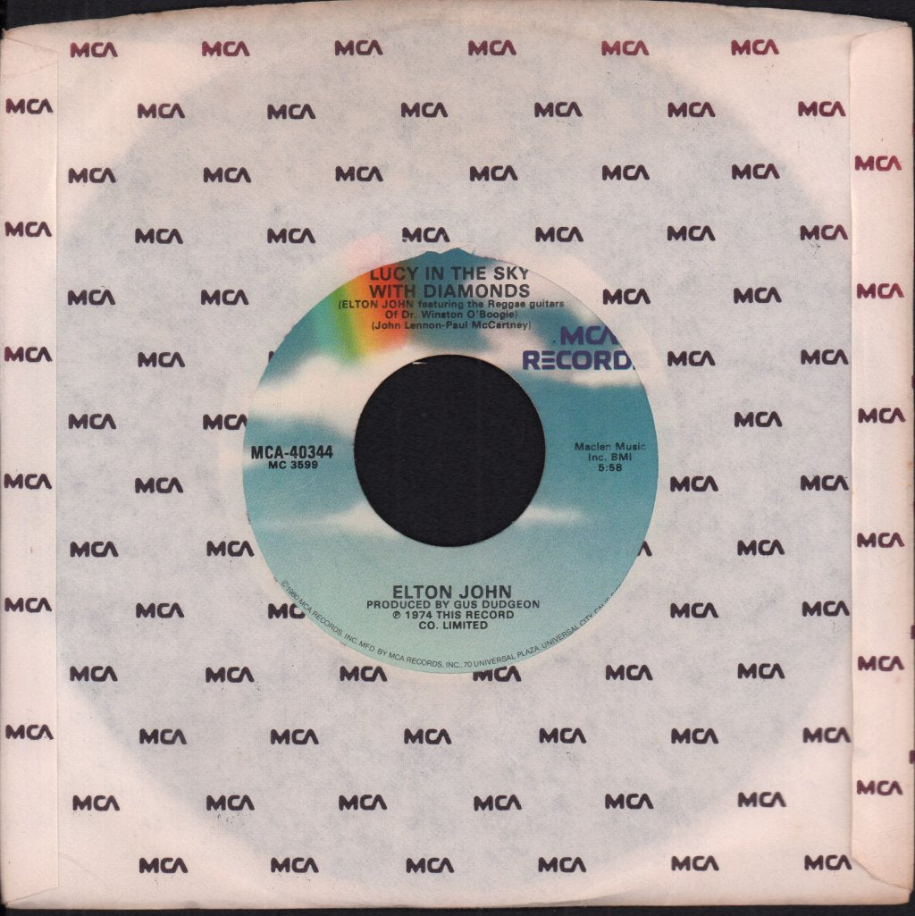 Elton John - Lucy In The Sky With Diamonds - 7 Inch