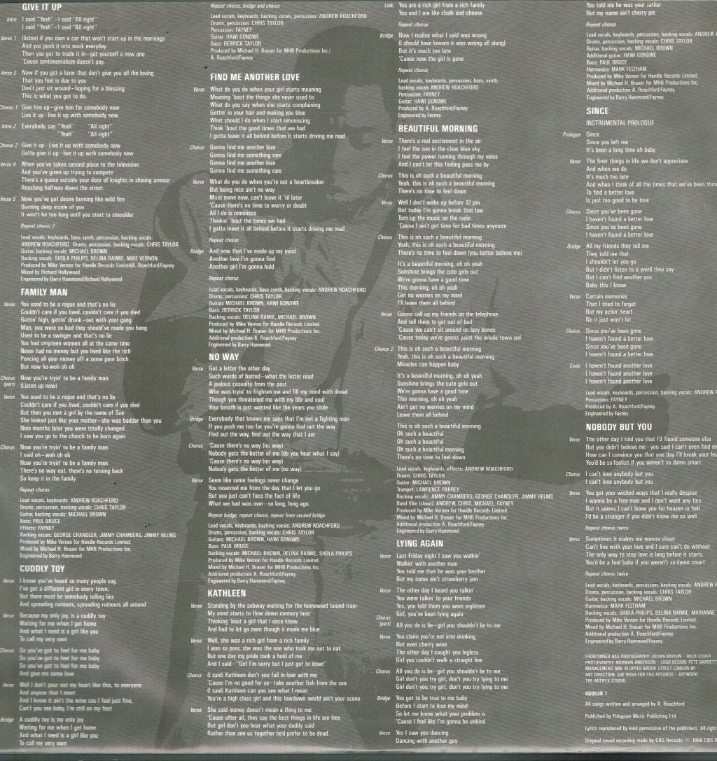 Roachford - Roachford - Lp