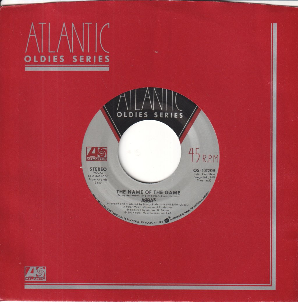 ABBA - Name Of The Game / Take A Chance On Me - 7 Inch