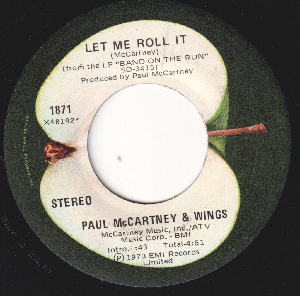 Paul McCartney And Wings - Jet - 7 Inch