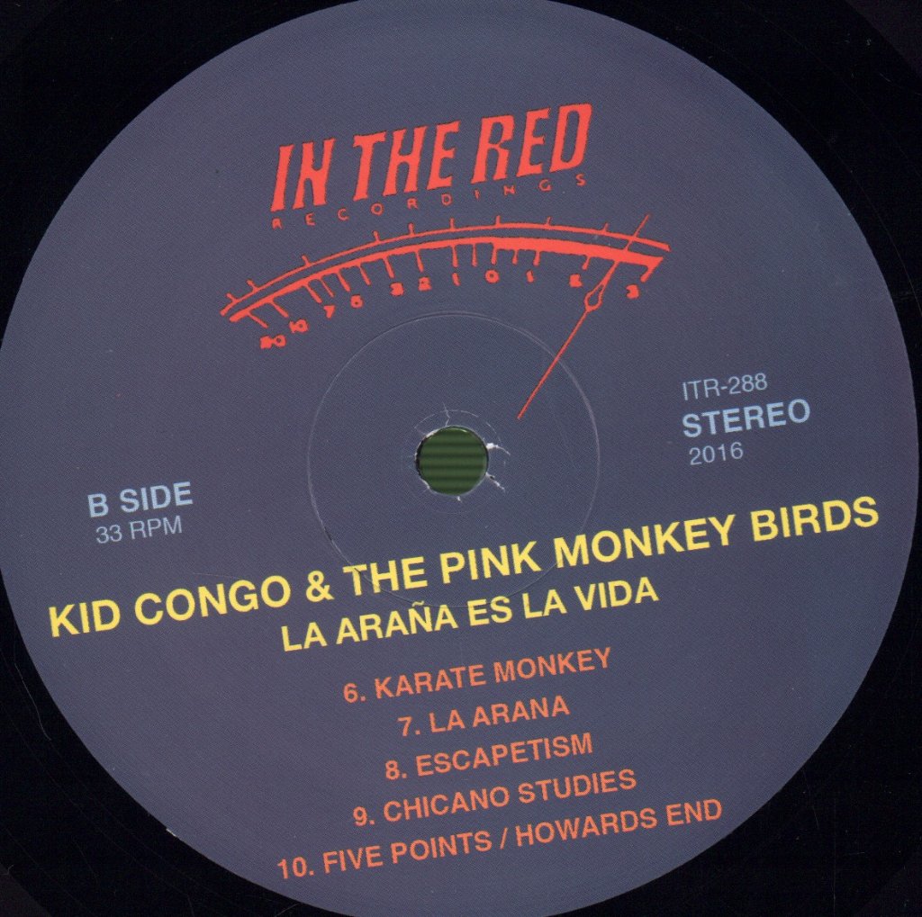Kid Congo And The Pink Monkey Birds - La Araña Es La Vida - Lp
