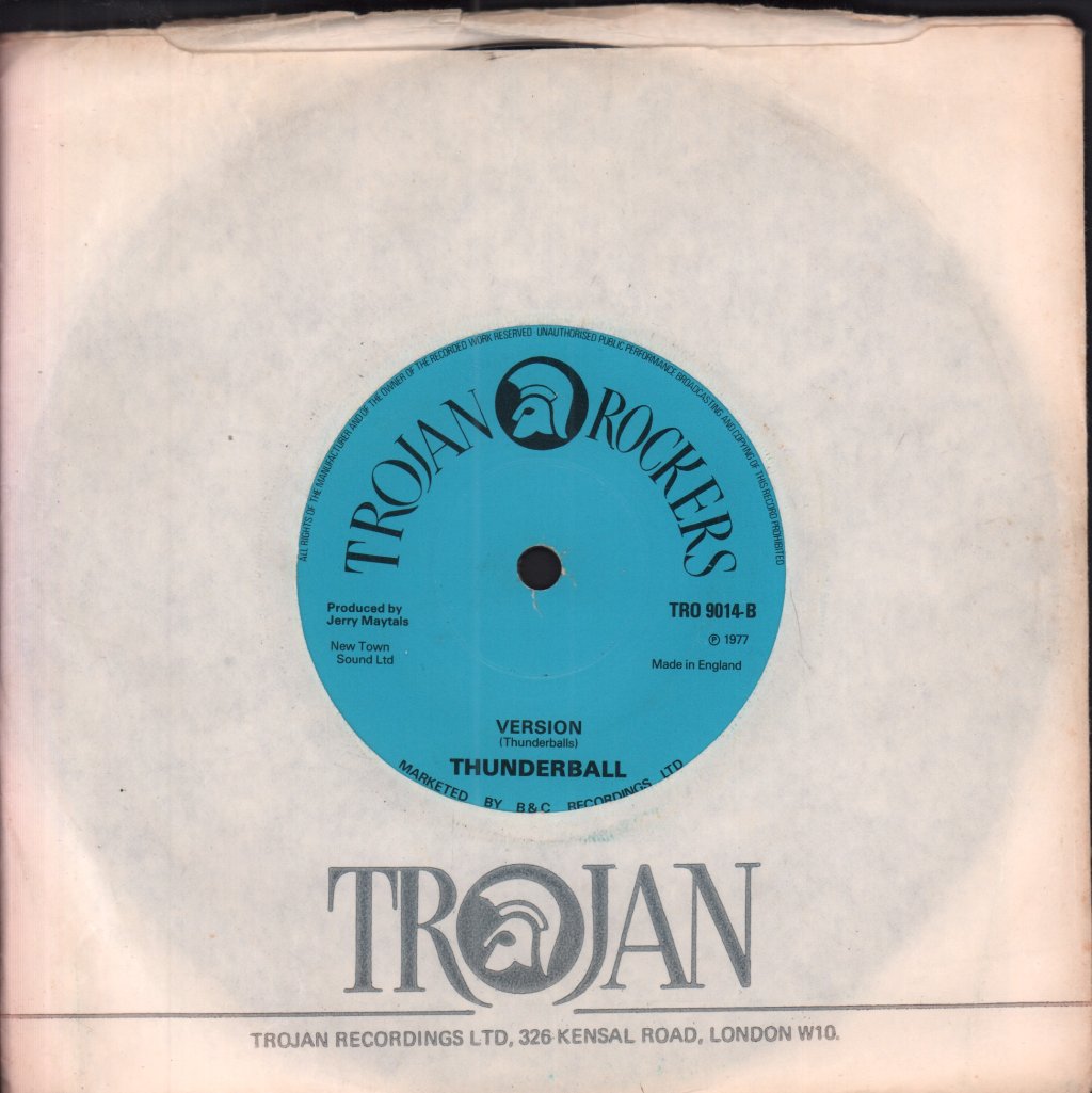 Thunderball - My Twenty Eight - 7 Inch