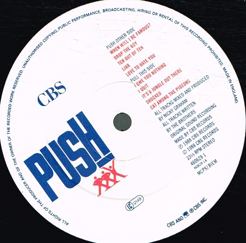 Bros - Push - Lp